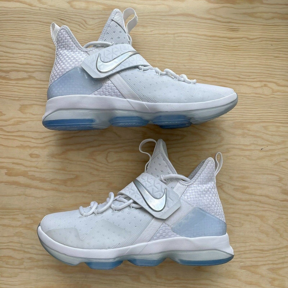 NEW Nike Lebron XIV 14 TS Time to Shine White 860631-900 Size 9.5